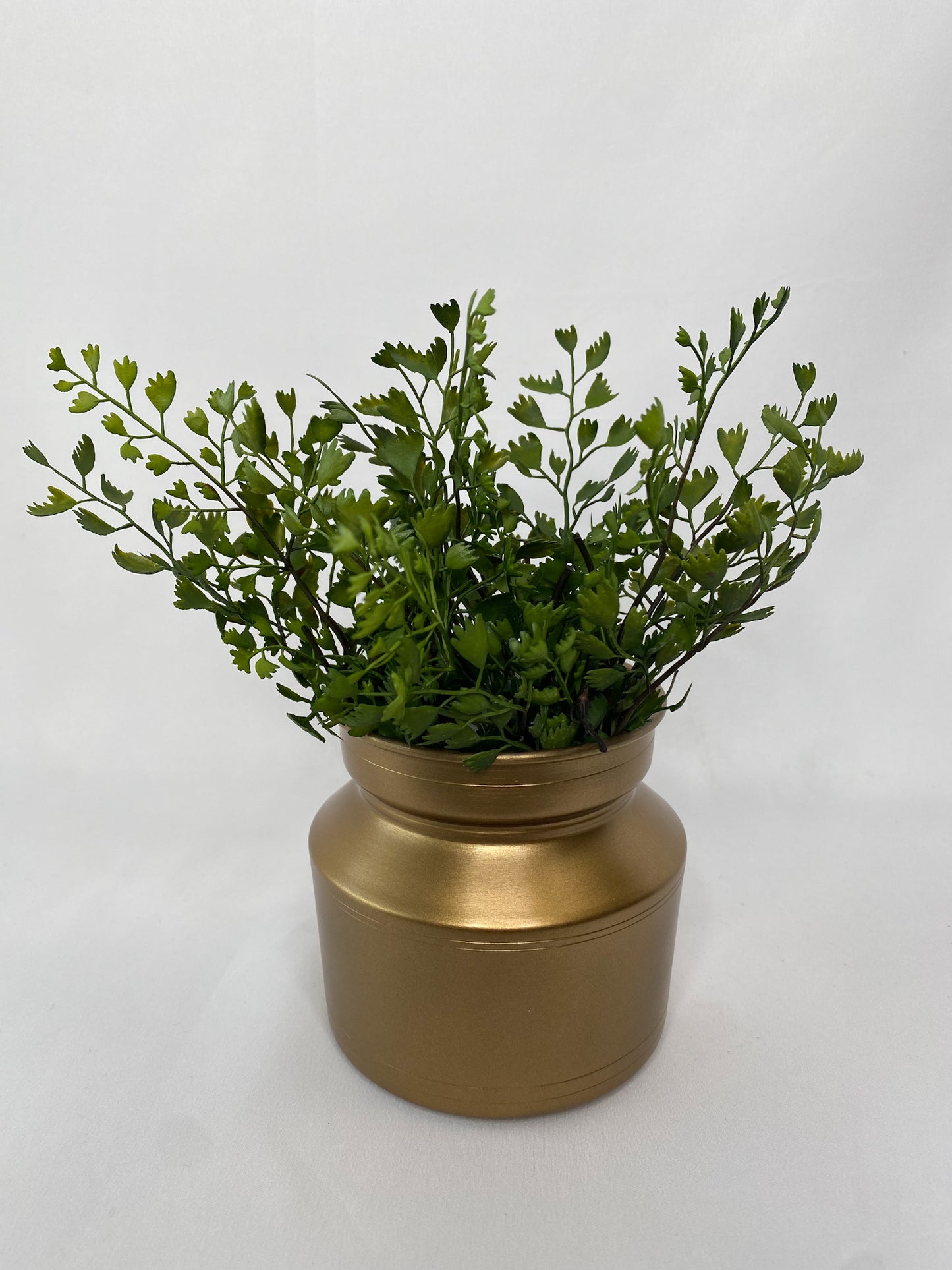Oblong Brass Vase