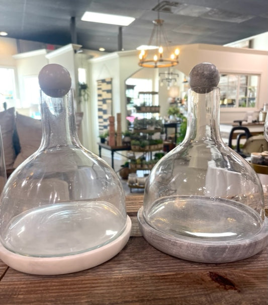 Marble & Glass Carafe