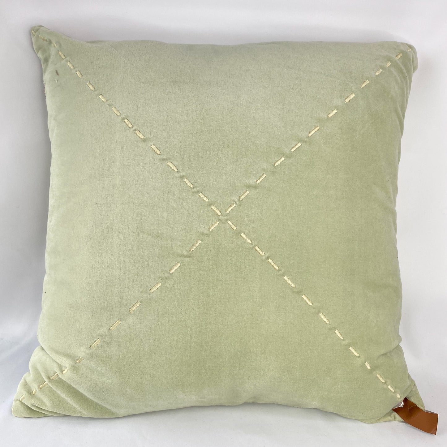 Jeanne Mint Velvet Pillow