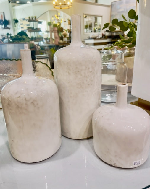 White Porcelain Ceremic Vase