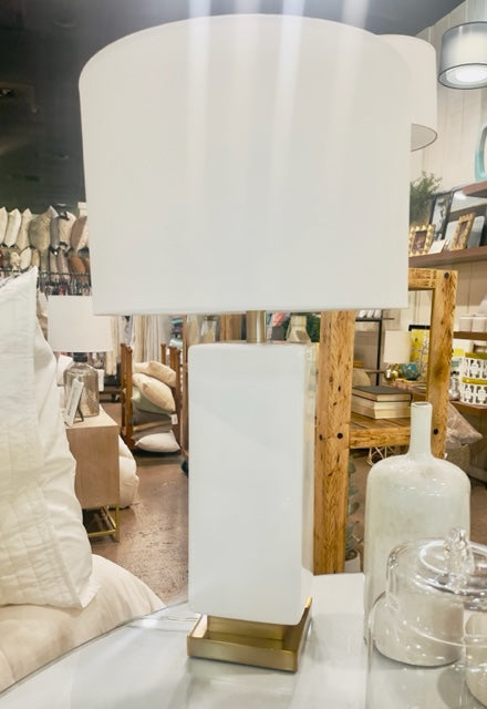 Pristine White Table Lamp