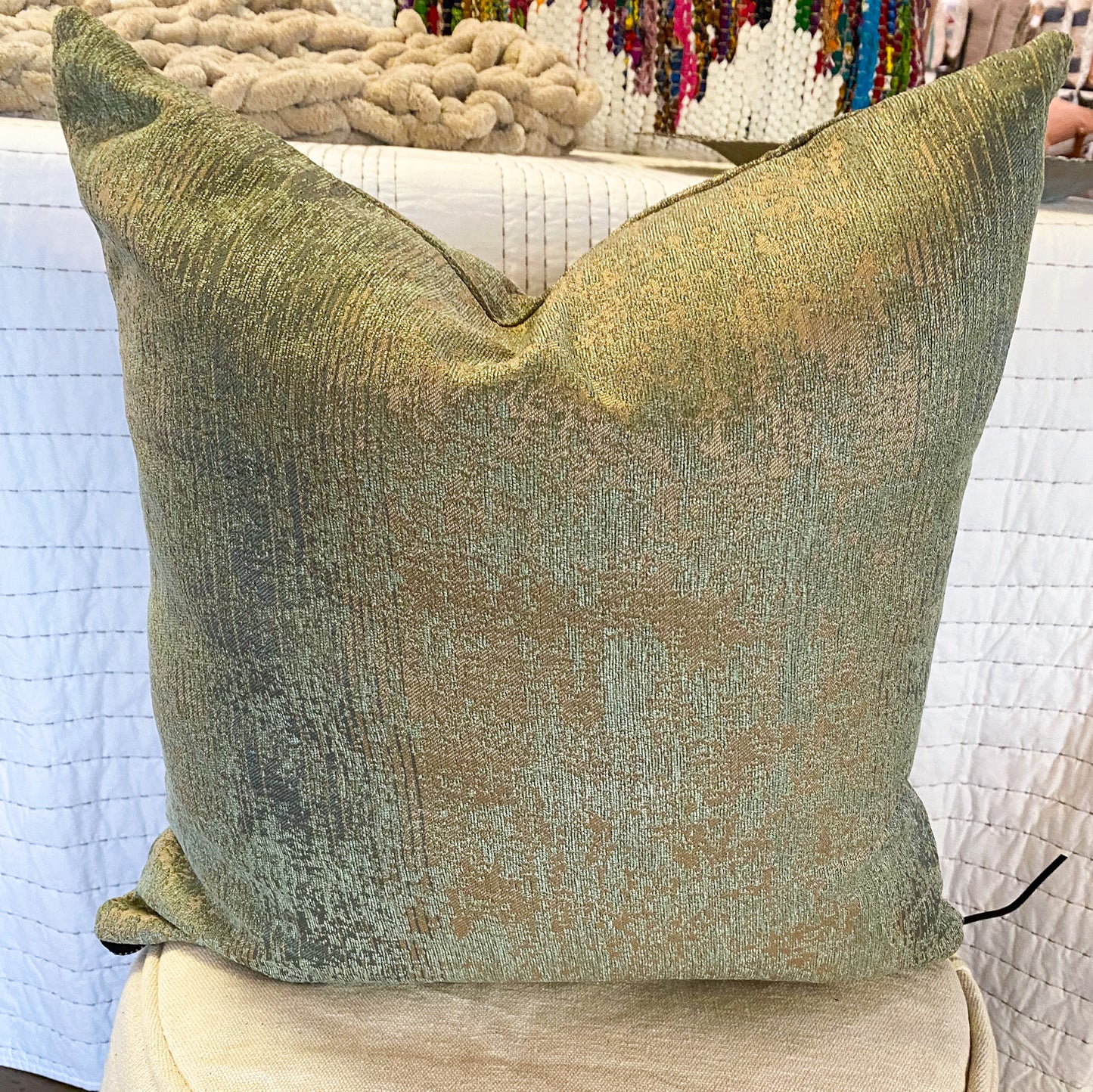 Gracie Shimmery Chenille Pillow