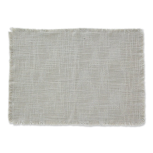 Cloud Blue Fringe Placemat