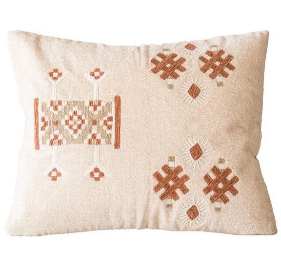 Beth Embroidery Pillow Multi Color