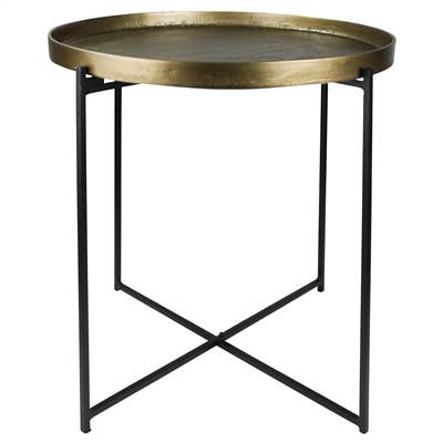 Bronze and Brass Colony Tray Table