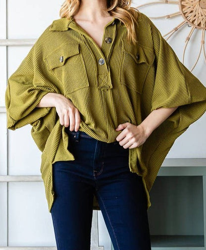 Moss Oversize Top