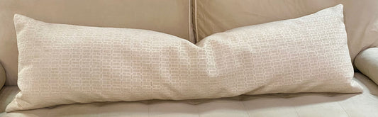 Vanilla 48" Textured Lumbar Pillow