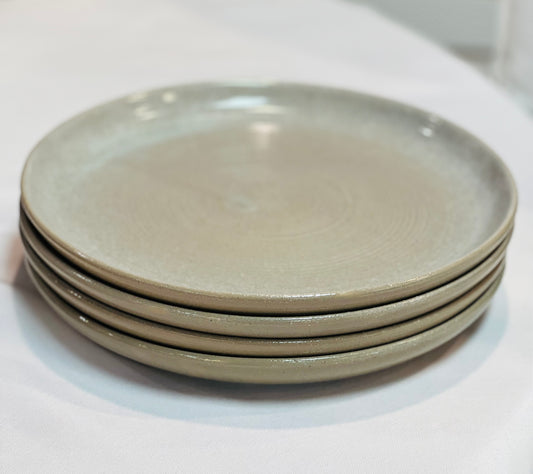 Large Round Stoneware Plate