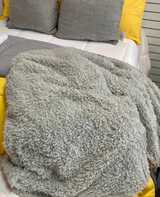 Fluffy Fur Throw Blanket
