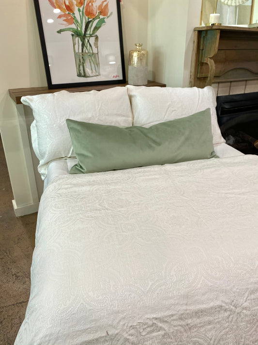 Matelasse Coverlet Set White