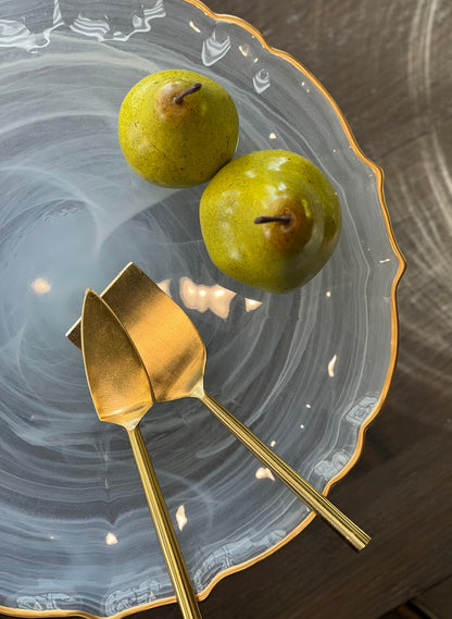 White Alabaster Cake Stand