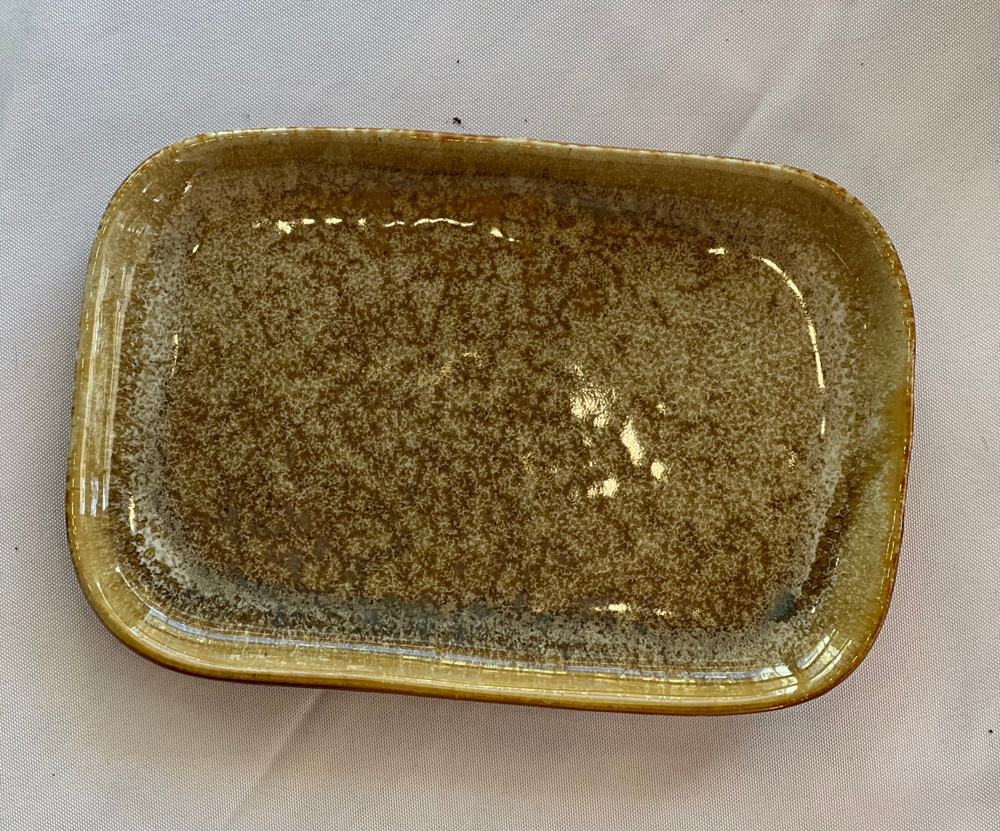 Brown Stoneware Platter