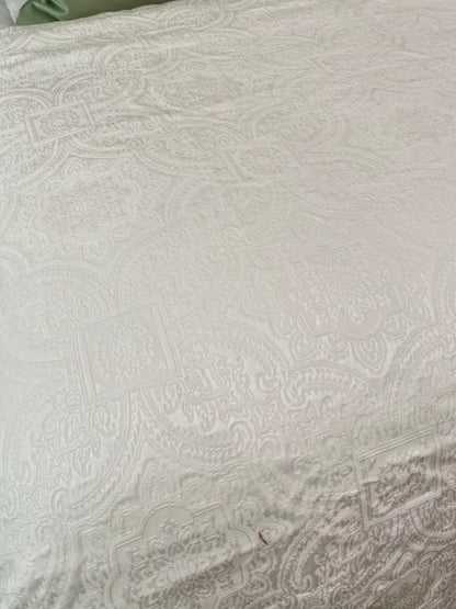 Matelasse Coverlet Set White