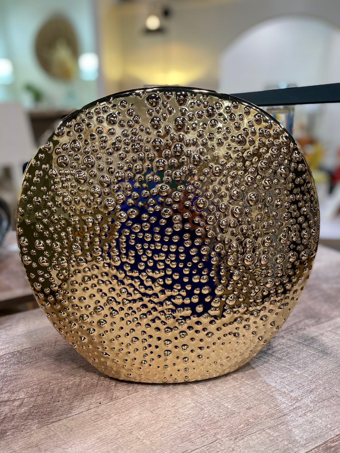Gold Round Vase